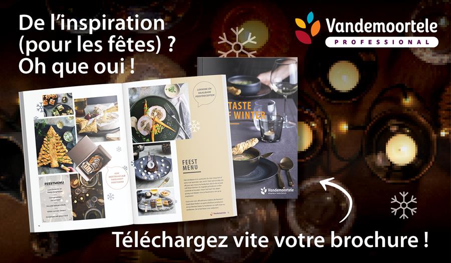 A taste of winter avec la brochure d'hiver de Vandemoortele