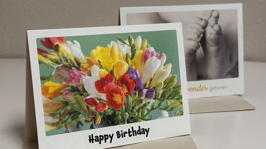 Wenskaartenverkoop blijft stabiel in waarde