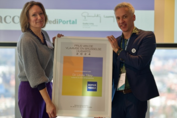 Linde Tilley wint Prijs van de Vlaamse en Brusselse huisarts