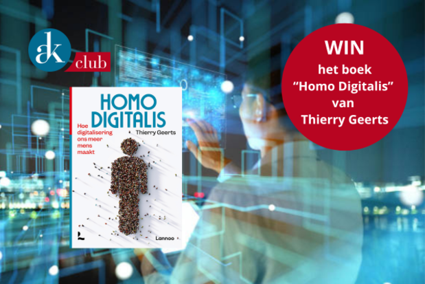 Win het boek "Homo Digitalis" en ontdek hoe digitalisering ons meer mens maakt!