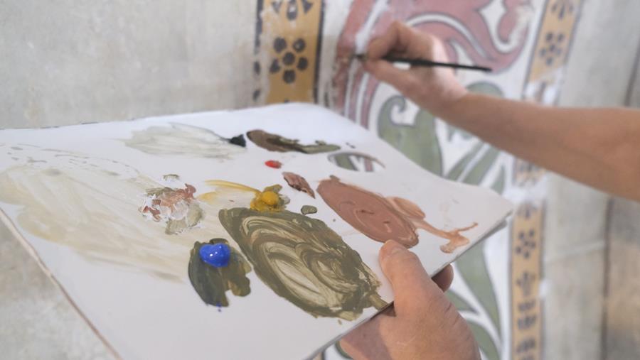 “Interieurrestauratie is mijn passie geworden, mijn kleine bijdrage aan het behoud van het Belgisch patrimonium”